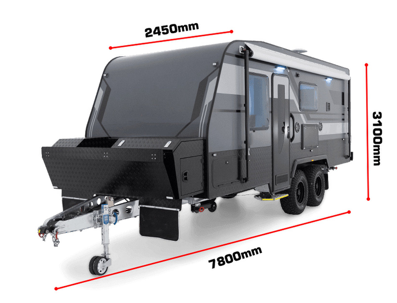 19 FT Hybrid Offroad Caravan