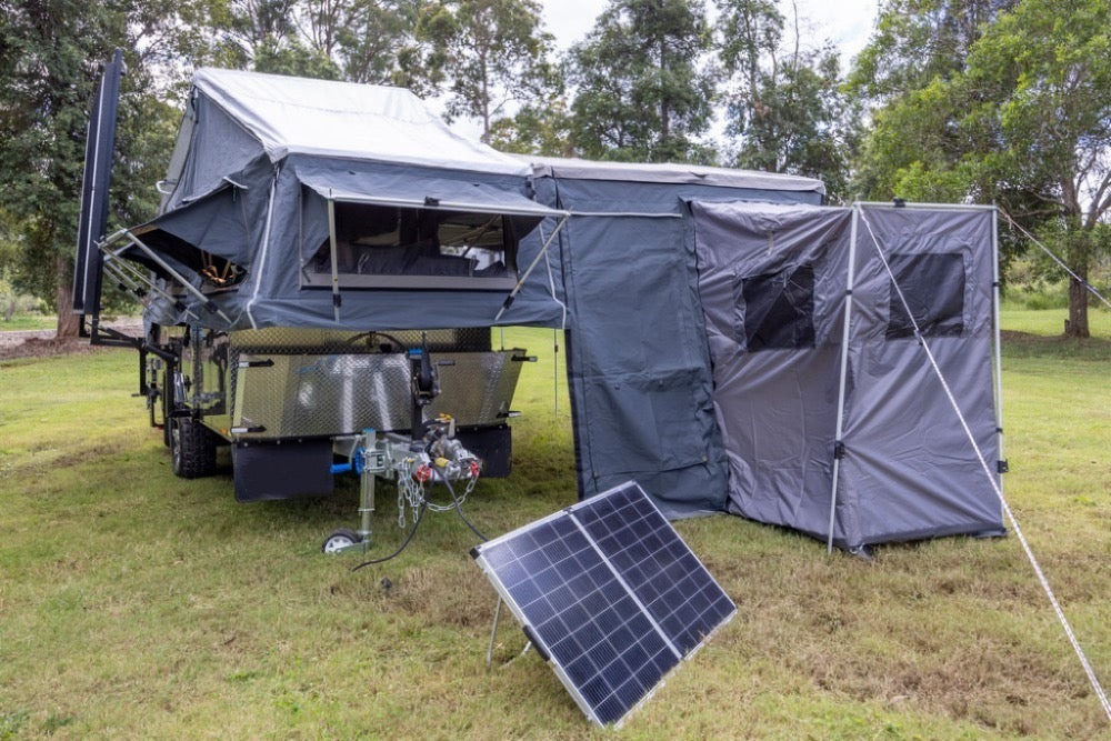 Forward Folding/Rear Slide Camper Trailer