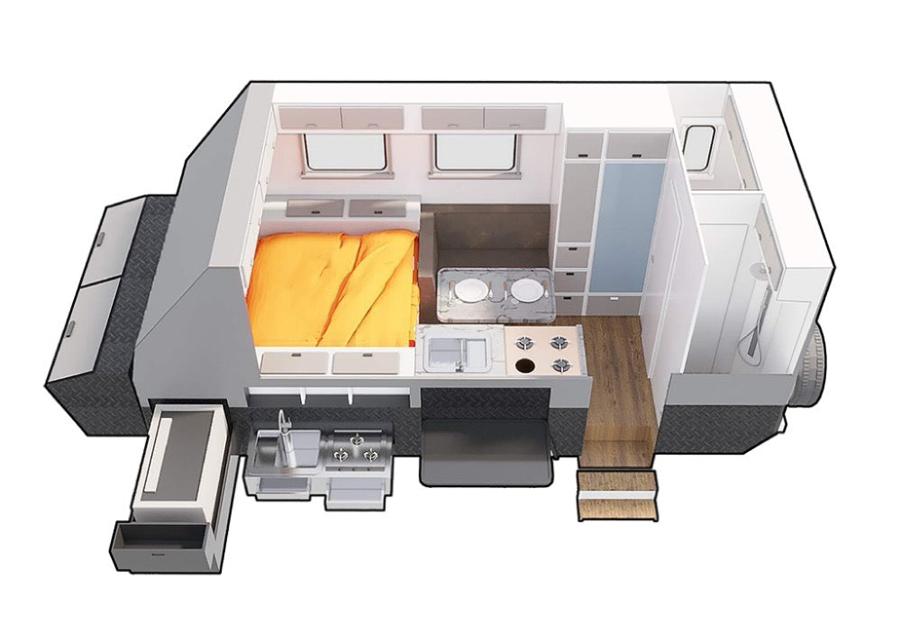 16 FT Hybrid Offroad Caravan