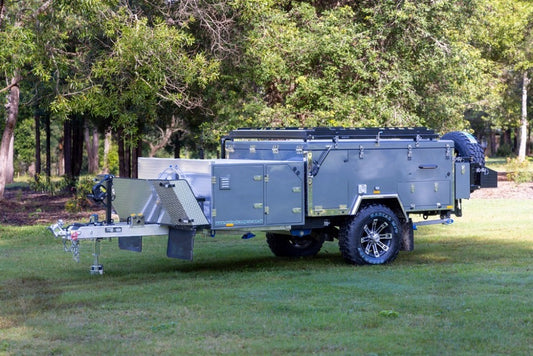 Forward Folding/Rear Slide Camper Trailer