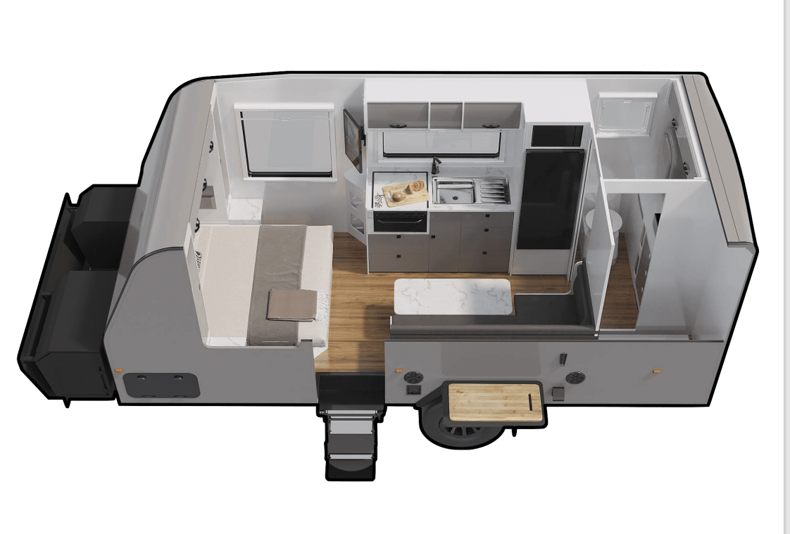 17 FT Hybrid Offroad Caravan